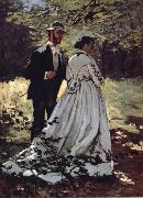 Claude Monet Les Promeneurs Germany oil painting artist